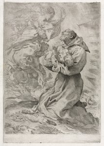 Wizja św. Franciszka z Asyżu