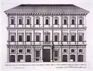 Palazzo Grazioli, Piazza San Marco, Rzym, z „Palazzi di Roma”, cz. II, wyd.