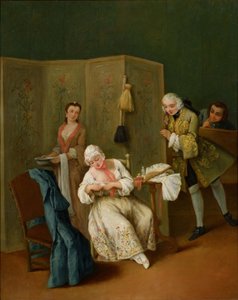 Dżentelmeni bez skrupułów. autorstwa Pietro Longhi
