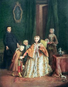 Całowanie dłoni autorstwa Pietro Longhi