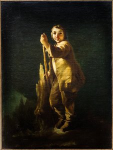 Stojący pasterz, ok. 1740 (olej na płótnie) autorstwa Pietro Longhi