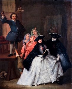 Szarlatan, ok. 1757 (olej na płótnie)
