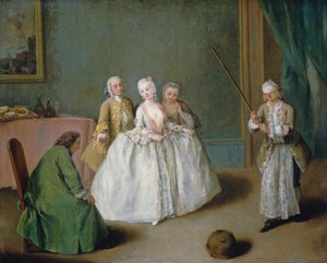 Gra w gotowanie w garnku autorstwa Pietro Longhi