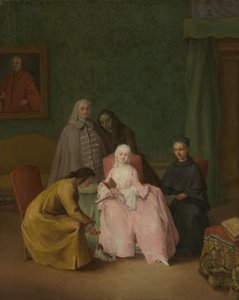 Wizyta, 1746. autorstwa Pietro Longhi