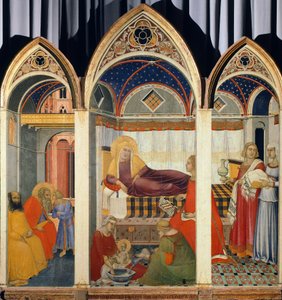 Narodzenia Najświętszej Marii Panny, Pietro Lorenzetti (ca 1280-ca 1348) autorstwa Pietro Lorenzetti