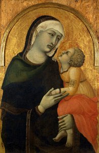 Pietro Lorenzetti - Madonna z dzieckiem - Google Art Project (27822073) autorstwa Pietro Lorenzetti