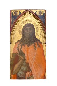 Św. Jan Chrzciciel, ok. 1329 r autorstwa Pietro Lorenzetti