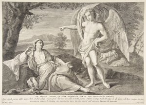 Anioł ukazujący się Hagar, 1727-72.