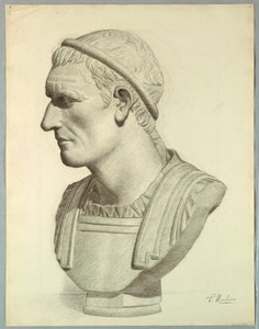 Popiersie senatora rzymskiego (renderowane z odlewu gipsowego) autorstwa Pietro Montana