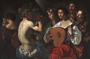 Koncert bachiczny, ok. 1625-30 (olej na płótnie)