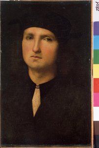 Portret młodego mężczyzny (Portret młodego mężczyzny). Obraz Pietro di Cristoforo Vannucci dit Pietro Perugino (Le Perugin autorstwa Pietro Perugino
