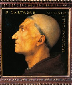 Portret mnicha Balthazara z opactwa Vallombrosa, autorstwa Pietro Perugino autorstwa Pietro Perugino