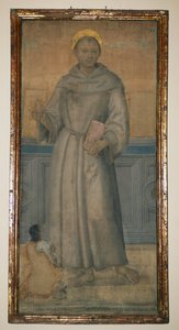 Św. Antoni Padewski i Bartolomeo di Maraglia z Perugii, ok. 1512, namalował Pietro Vannucci, znany jako Perugino (ok. 1450-1523), Umbria, Włochy autorstwa Pietro Perugino