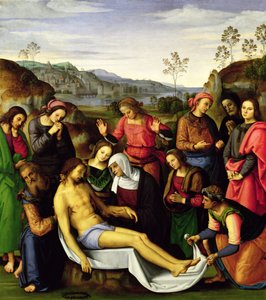 Opłakiwanie Chrystusa, 1495 autorstwa Pietro Perugino