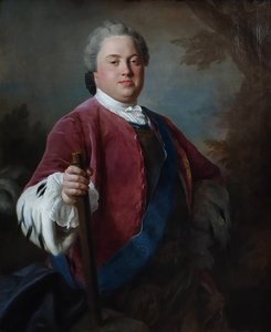Kurprinz Friedrich Christian von Sachsen (1722-1763) Elektor Saksonii Fryderyk Chrystian (1722-1763) autorstwa Pietro Rotari