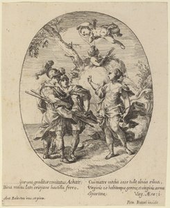Wenus ukazuje się Achillesowi autorstwa Pietro Rotari after Antonio Balestra