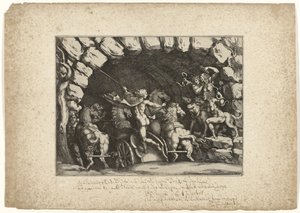 Pluton wchodzi do podziemi autorstwa Pietro Sante Bartoli