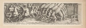 Żołnierze w ataku Historia cesarza Konstantyna (tytuł serii) autorstwa Pietro Sante Bartoli