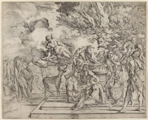 Ofiara Ifigenii autorstwa Pietro Testa