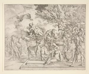 Ofiara Ifigenii autorstwa Pietro Testa
