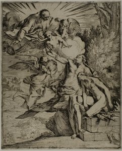 Ofiara Izaaka autorstwa Pietro Testa