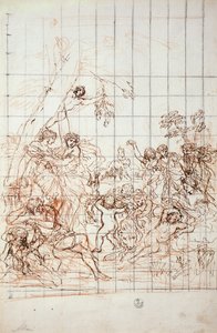 Studium do fresku Złotego Wieku autorstwa Pietro da Cortona