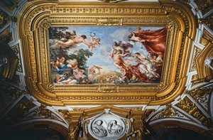 Wenus, Cykl fresków planet, Pietro da Cortona (1596-1669), fresk, Pałac Pitti, Sala Planetarna Wenus, Florencja