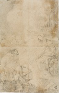Adoracja pasterzy autorstwa Pietro da Cortona