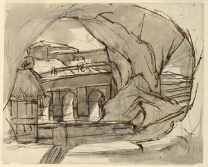 Scenografia, Grota autorstwa Pietro di Gottardo Gonzaga