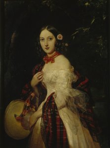 Maria Arkadiewna Stołypina Besk 1819-1889, 1839 autorstwa Pimen Nikitich Orlov