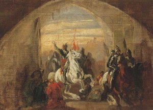 Bolesław I Chrobry wkraczający do podbitego Kijowa, ok. godz. 1837