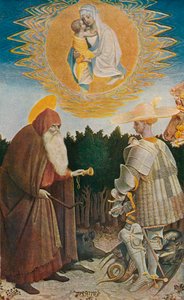 Dziewica z Dzieciątkiem ze świętymi, 1435, 1909 autorstwa Antonio Pisanello