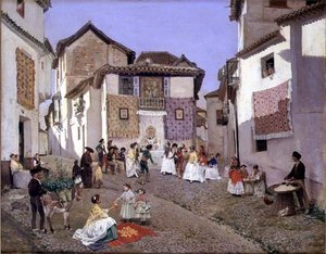 Hiszpańska ceremonia ślubna autorstwa Placido Frances y Pascual