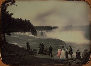 Wodospad Niagara, ca. 1850. autorstwa Platt D. Babbitt