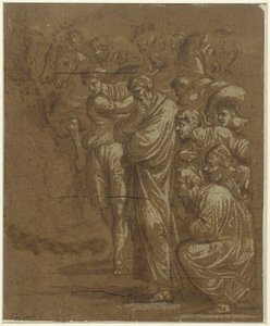 Adoracja Królów autorstwa Polidoro da Caravaggio (possibly)