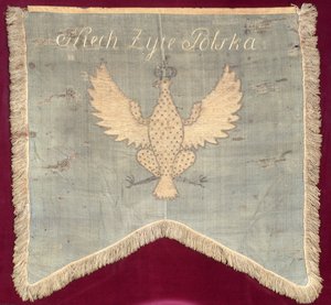 Proporczyk z czasów powstania Tadeusza Kościuszki (1746-1817) 1794 (wełna) autorstwa Polish School
