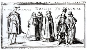 Szlachta polska (rycina) (zdjęcie bw) autorstwa Polish School