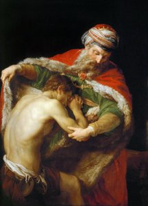 Niemiecki: Przypowieść o synu marnotrawnym Powrót syna marnotrawnego autorstwa Pompeo Batoni