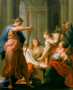 Achilles na dworze Lycomedes autorstwa Pompeo Girolamo Batoni