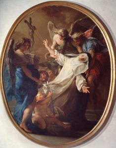 Ekstaza św Katarzyny ze Sieny (malarstwo autorstwa Pompeo Girolamo Batoni