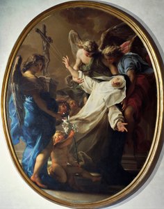 Ekstaza św. Katarzyny ze Sieny autorstwa Pompeo Girolamo Batoni