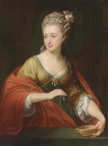 Portret Aleksandry Evtihievny Demidowej 1724-1789 z Kleopatrą, początek lat 70. XVIII wieku. autorstwa Pompeo Girolamo Batoni