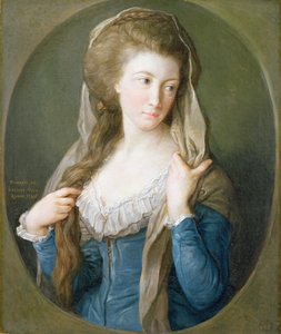 Portret kobiety, tradycyjnie określanej jako Margaret Stuart, Lady Hippisley autorstwa Pompeo Girolamo Batoni
