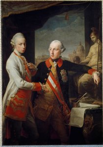 Portrety braci Leopolda II Habsburga-Lotaryngii, Wielkiego Księcia Toskanii i Józefa II Świętego Cesarstwa autorstwa Pompeo Girolamo Batoni