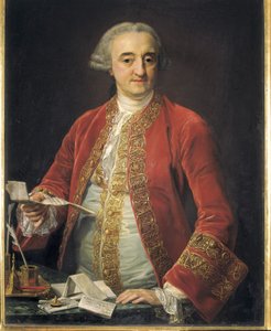 RHODA, Manuel Rhoda i Arrieta, znaki (1706-1782). Hiszpański polityczny (olej na płótnie) autorstwa Pompeo Girolamo Batoni