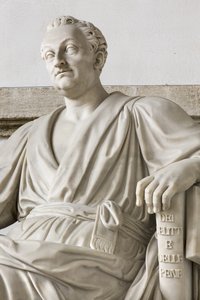 Posąg Cesare Beccaria autorstwa Pompeo Marchesi