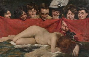 Peep show The voyeurs, 1912.