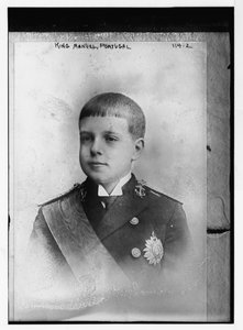 Król Manuel Portugalii jako chłopiec