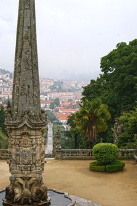 Sanktuarium obelisku Nossa Senhora dos Remedios, Lamego, Portugalia. 1738 (granit) autorstwa Portuguese School