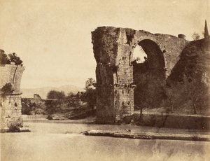 Most Augusta w Nani, 1853-56. autorstwa Possibly by Jane Martha St. John.
